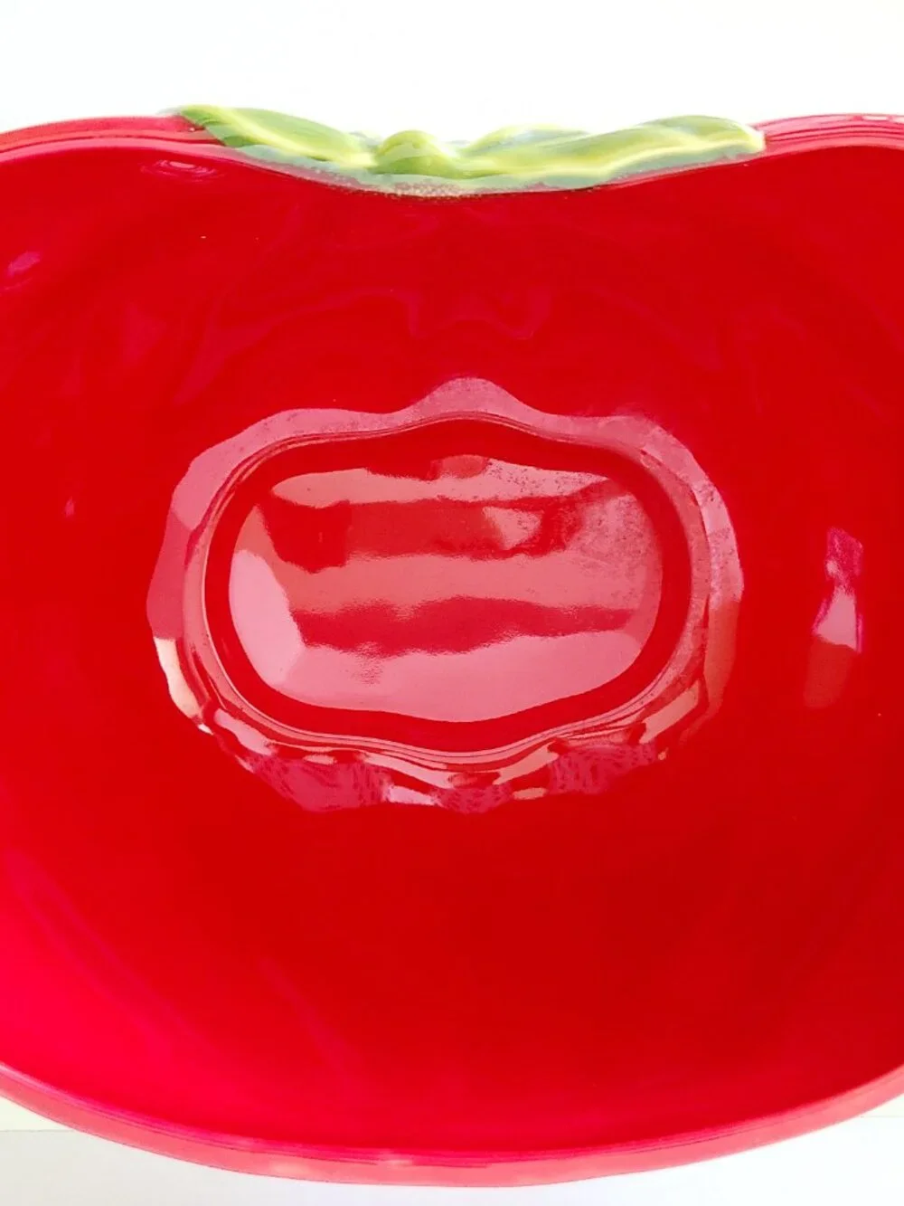 Pottery Barn Serving Bowl GARDEN CRUDITE Large Red Tomato Salad Pasta RARE